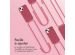 iMoshion Coque de couleur avec cordon amovible iPhone 14 - Rouge foncé