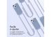 iMoshion Coque de couleur avec cordon amovible iPhone 14 - Bleu