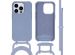 iMoshion Coque de couleur avec cordon amovible iPhone 14 Pro - Bleu