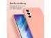 iMoshion Coque de couleur avec cordon amovible Samsung Galaxy S21 FE - Peach