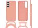 iMoshion Coque de couleur avec cordon amovible Samsung Galaxy S22 - Peach