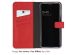 Selencia Étui de téléphone portefeuille en cuir véritable Samsung Galaxy A14 (5G/4G) - Rouge
