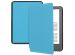 iMoshion Étui de liseuse portefeuille Slim Hard Sleepcover Amazon Kindle (2022) 11th gen - Bleu clair