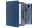 iMoshion Étui de liseuse portefeuille en cuir végan Kobo Libra 2 / Tolino Vision 6 - Bleu foncé