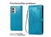 iMoshion Etui de téléphone portefeuille Mandala Motorola Moto G53 - Turquoise