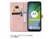 iMoshion Etui de téléphone portefeuille Mandala Motorola Moto E13 - Rose Dorée
