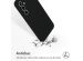 Accezz Coque Liquid Silicone Samsung Galaxy A35 - Noir