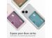 iMoshion Coque silicone avec porte-cartes iPhone 14 - Transparent