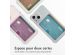 iMoshion Coque silicone avec porte-cartes iPhone 13 Mini - Transparent