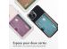 iMoshion Coque silicone avec porte-cartes iPhone 13 - Transparent
