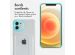 iMoshion Coque silicone avec porte-cartes iPhone 12 Mini - Transparent