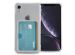 iMoshion Coque silicone avec porte-cartes iPhone Xr - Transparent