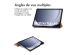 iMoshion Coque tablette Design Samsung Galaxy Tab A9 Plus - Orange Flower Connect