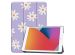 iMoshion Coque tablette Design iPad 7 (2019) / iPad 8 (2020) / iPad 9 (2021) 10.2 inch - Flowers Distance