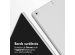 Accezz Étui de téléphone portefeuille Smart Silicone iPad 6 (2018) 9.7 pouces / iPad 5 (2017) 9.7 pouces - Gris