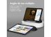 Accezz Étui de téléphone portefeuille Smart Silicone iPad Air 5 (2022) / iPad Air 4 (2020) - Noir