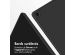 Accezz Étui de téléphone portefeuille Smart Silicone Samsung Galaxy Tab A9 8.7 pouces - Noir