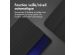 Accezz Étui de téléphone portefeuille Smart Silicone Samsung Galaxy Tab A9 8.7 pouces - Noir