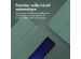 Accezz Étui de téléphone portefeuille Smart Silicone Samsung Galaxy Tab A9 8.7 pouces - Vert foncé