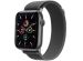 iMoshion Bracelet en nylon Trail Apple Watch Series 1-9 / SE / Ultra (2) - 42/44/45/49 mm - Black Grey