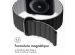 iMoshion Bracelet magnétique en silicone pour l'Apple Watch Apple Watch Series 1-9 / SE / Ultra (2) - 42/44/45/49 mm - Noir / Gris