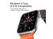 iMoshion Bracelet magnétique en silicone pour l'Apple Watch Apple Watch Series 1-9 / SE / Ultra (2) - 42/44/45/49 mm - Orange / Noir