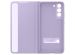 Samsung Original étui de téléphone portefeuille Clear View Galaxy S21 FE - Lavender