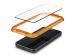 Spigen Protection d'écran en verre trempé AlignMaster Cover 2 Pack iPhone 15 Pro Max - Noir