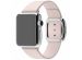 Apple Leather Band Modern Buckle Apple Watch Series 1-9 / SE - 38/40/41 mm - Taille S - Blush