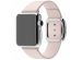 Apple Leather Band Modern Buckle Apple Watch Series 1-9 / SE - 38/40/41 mm - Taille M - Blush
