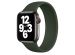 Apple Bracelet Boucle unique Apple Watch Series 1-9 / SE - 38/40/41 mm - Taille 3 - Cyprus Green