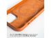 Accezz Coque en cuir avec MagSafe pour l'iPhone 13 Pro - Brun