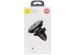 Baseus Air Vent Magnetic Car Mount Cable Clip Samsung Galaxy A51 - Support de téléphone de voiture - Grille de ventilation - Magnétique - Noir
