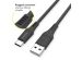 Accezz Câble USB-C vers USB Samsung Galaxy A13 (4G) - 1 mètre - Noir