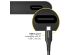 Accezz Câble USB-C vers USB Samsung Galaxy S20 Plus - 1 mètre - Noir