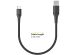 Accezz Câble USB-C vers USB Samsung Galaxy S10 Plus - 0,2 mètre - Noir