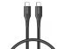 Accezz Câble USB-C vers USB-C Samsung Galaxy A51 - 0,2 mètres - Noir