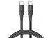 Accezz Câble USB-C vers USB-C Samsung Galaxy A40 - 1 mètre - Noir