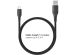 iMoshion Câble USB-C vers USB Samsung Galaxy A41 - Textile tressé - 1,5 mètres - Noir