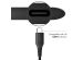 iMoshion Câble USB-C vers USB iPhone 15 Pro - Textile tressé - 1,5 mètres - Noir