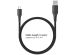 iMoshion Câble USB-C vers USB Samsung Galaxy A70 - Textile tressé - 3 mètres - Noir