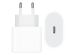 Apple Adaptateur secteur USB-C original iPhone 15 Pro Max - Chargeur - Connexion USB-C - 20W - Blanc