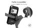 Accezz Support de téléphone vélo Pro iPhone 8 - Universel - Avec étui - Noir