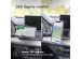Accezz Support de téléphone voiture iPhone 12 Pro Max - Réglable - Universel - Grille de ventilation - Noir 