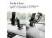 Accezz Support de téléphone de voiture Samsung Galaxy A52 (4G) - Chargeur sans fil - Tableau de bord et pare-brise - Noir