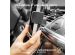 Accezz Support de téléphone pour voiture iPhone SE (2020) - Chargeur sans fil - Grille d'aération - Noir