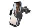 Accezz Support de téléphone pour voiture iPhone 12 Mini - Chargeur sans fil - Grille d'aération - Noir