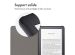 iMoshion Étui de liseuse portefeuille design Slim Hard Sleepcover Amazon Kindle (2022) 11th gen - Black Graphic