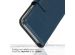 Selencia Étui de téléphone portefeuille en cuir véritable iPhone 14 - Bleu