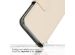 Selencia Étui de téléphone en cuir véritable iPhone 13 Pro Max - Gris clair